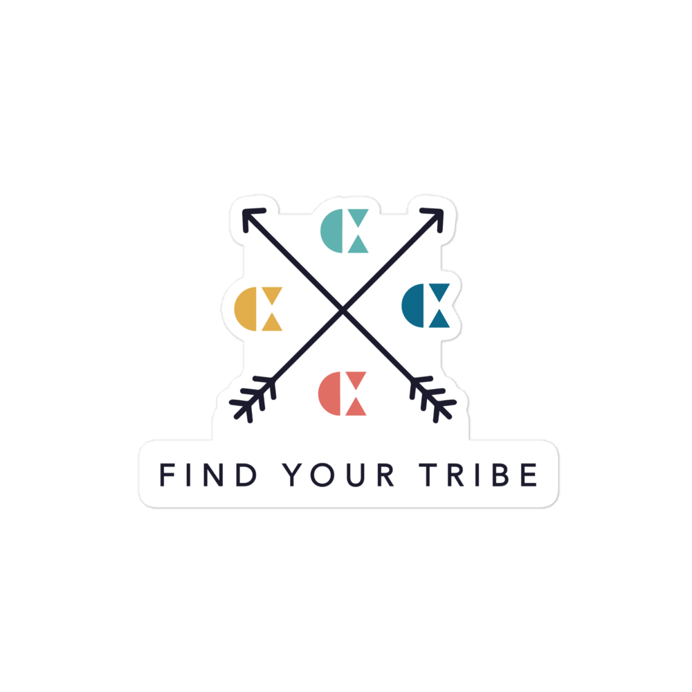 Find Your Tribe Sticker